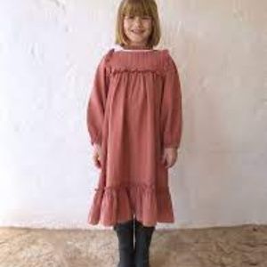 Liana Dress Dahlia rose / 12m